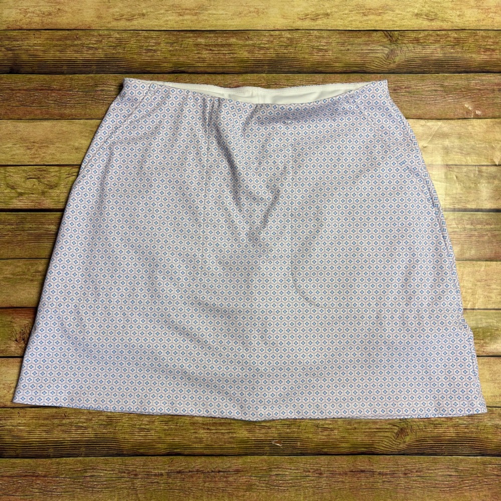 Tenniscore Grandmillennial Blokette Straight Down Geometric Athletic Skort Small - Picture 3 of 8